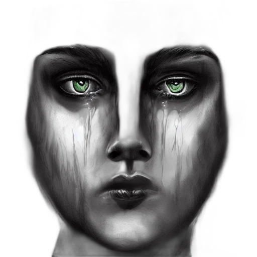 face, mask, robot, creature, photorealistic, fantasy art, concept art, comic book art transparent PNG cut-out
