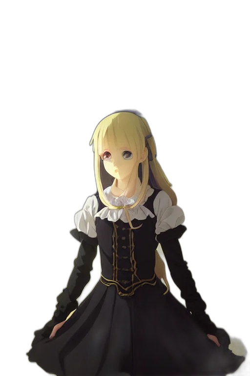 dress, staff, sword, face transparent PNG cut-out