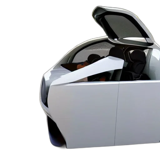 car, robot, 3d render, concept art, new, toilet, front, seat transparent PNG cut-out