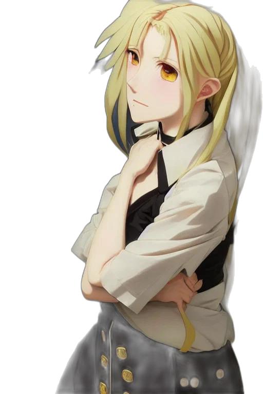 staff, face, jacket, dress transparent PNG cut-out