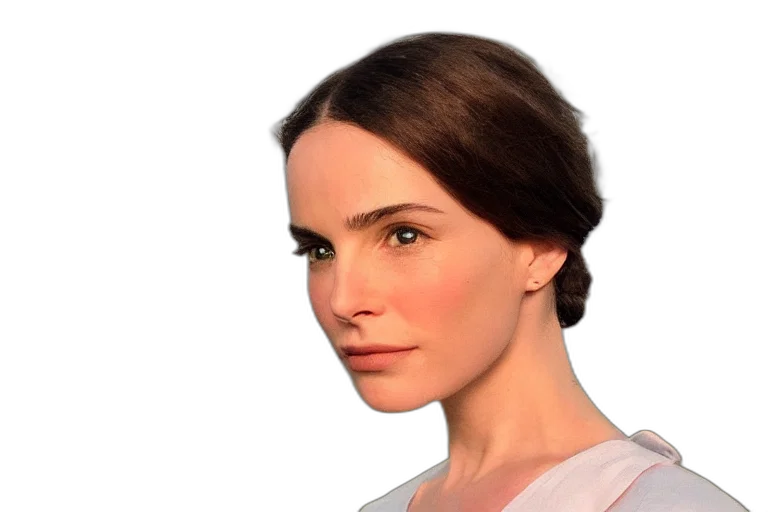 face, staff, dress, hair transparent PNG cut-out