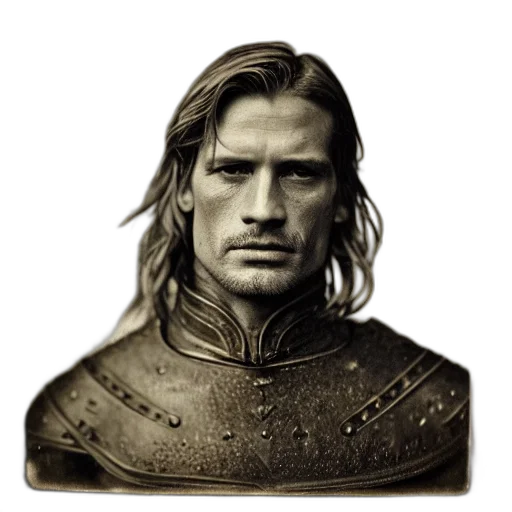 face, sword, staff, crown, fantasy art, photorealistic, concept art, oil painting transparent PNG cut-out