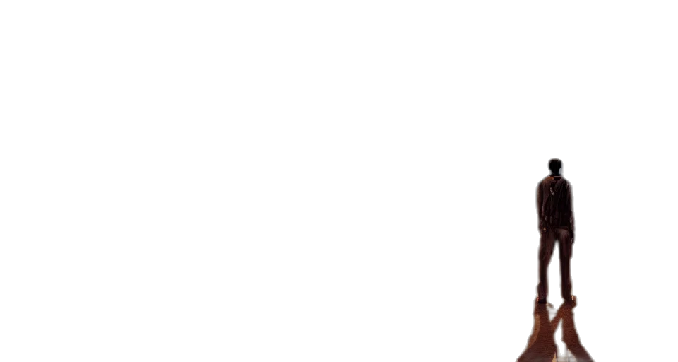 staff, face, hat, robot, pixel art, photorealistic, monochrome, dark transparent PNG cut-out