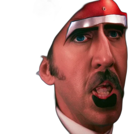 hat, face, mask, staff transparent PNG cut-out