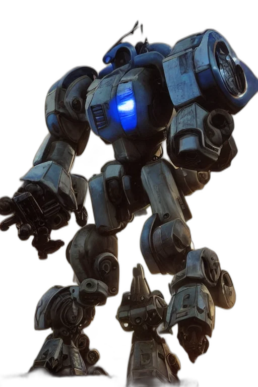 robot, weapon, staff, creature transparent PNG cut-out