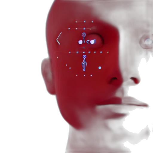 robot, face, mask, creature transparent PNG cut-out