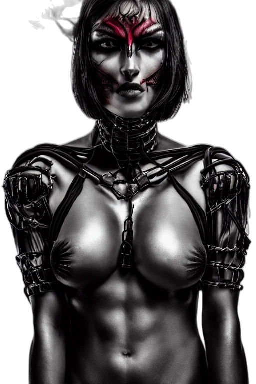 robot, mask, face, cyberpunk, comic book art, fantasy art, concept art, dark transparent PNG cut-out