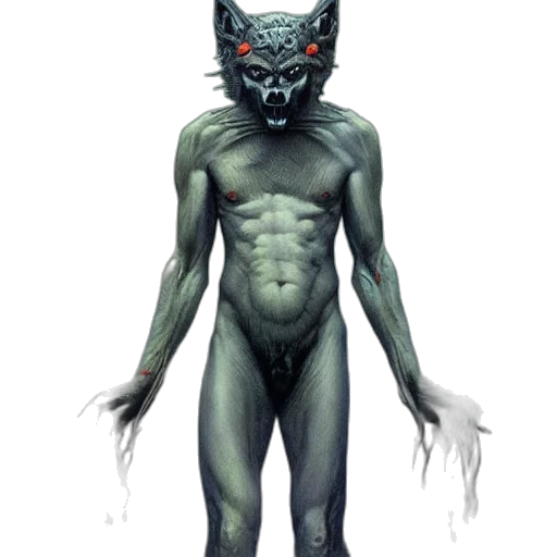 creature, mask, animal, concept art transparent PNG cut-out