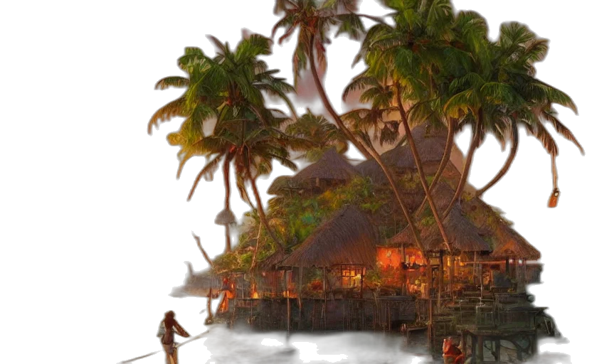 concept art, photorealistic, 3d render, fantasy art transparent PNG cut-out