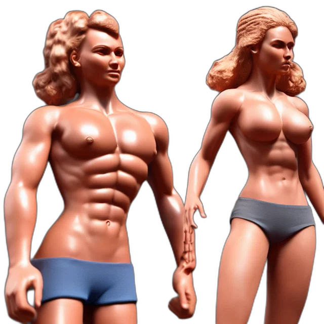 3d render, concept art, photorealistic, comic book art, fit, body, highly, detailed transparent PNG cut-out
