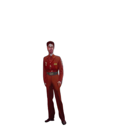staff, robot, jacket, creature transparent PNG cut-out