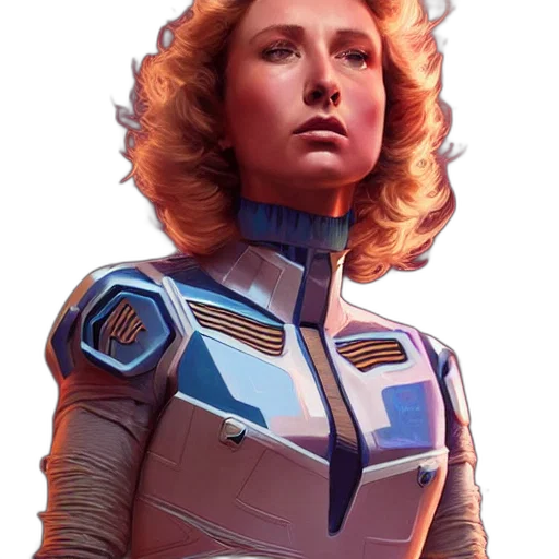 robot, face, jacket, concept art transparent PNG cut-out
