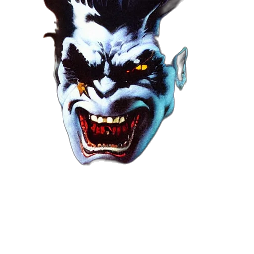 mask, face, creature, animal, concept art, comic book art, photorealistic, 3d render transparent PNG cut-out