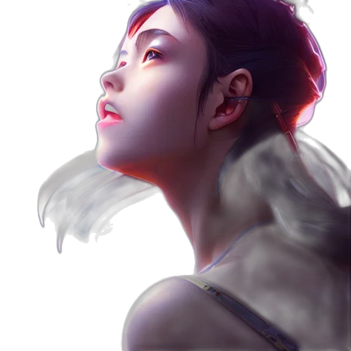 face, dragon, mask, staff transparent PNG cut-out