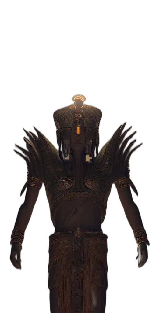 dress, crown, mask, jacket, concept art, 3d render, fantasy art, cyberpunk transparent PNG cut-out