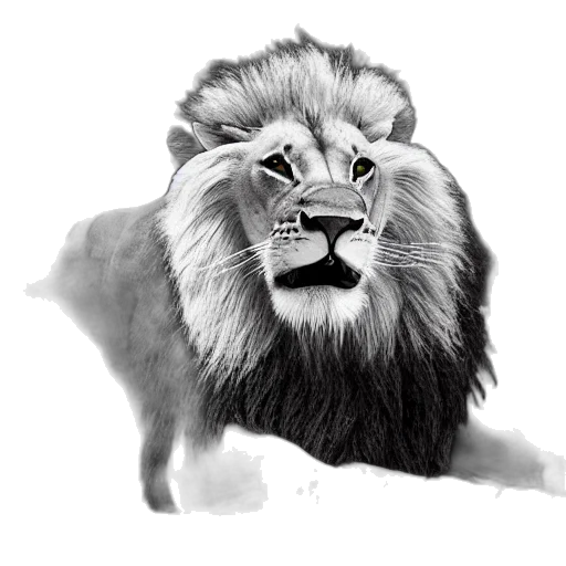 animal, crown, staff, creature, pencil sketch, photorealistic, concept art, fantasy art transparent PNG cut-out