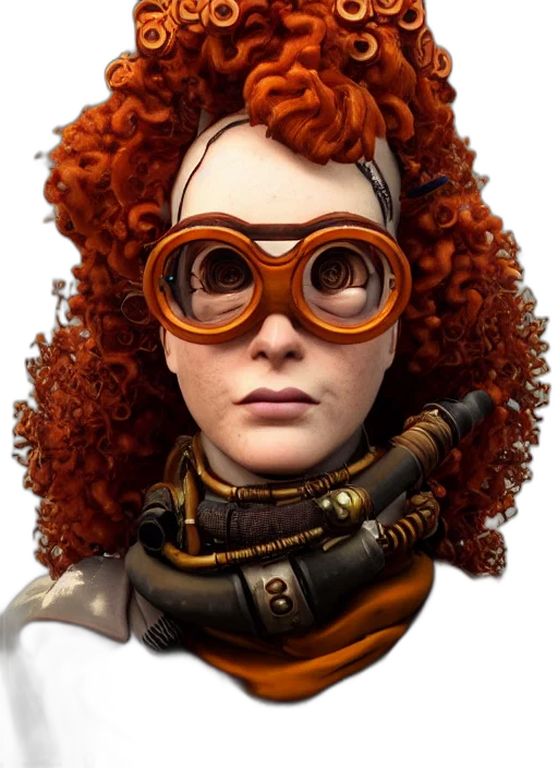 face, staff, mask, hair transparent PNG cut-out