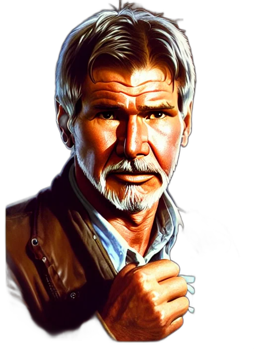face, comic book art, photorealistic, fantasy art transparent PNG cut-out