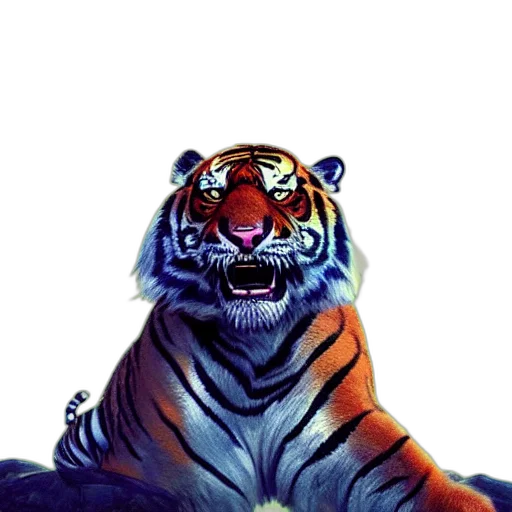 animal, creature, face, mask, pixel art, photorealistic, oil painting, concept art transparent PNG cut-out