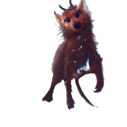 creature, staff, animal, mask transparent PNG cut-out