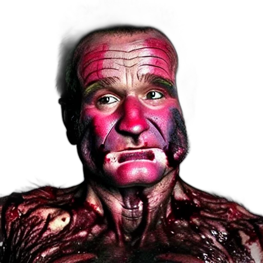 face, creature, zombie, robin, williams transparent PNG cut-out