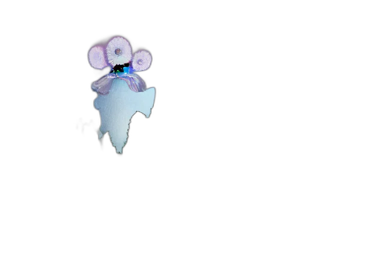 creature, staff, flower, jewelry transparent PNG cut-out