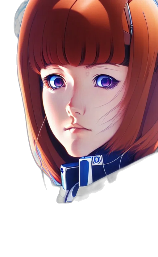 face, robot, jacket, mask transparent PNG cut-out