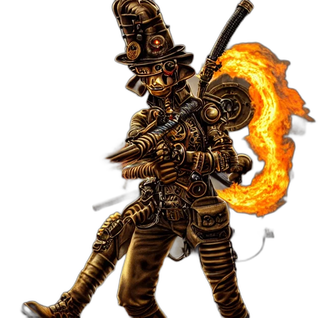staff, weapon, sword, robot, concept art, fantasy art, pixel art, comic book art transparent PNG cut-out