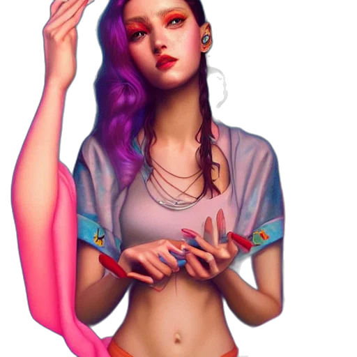 jewelry, staff, hair, dress transparent PNG cut-out