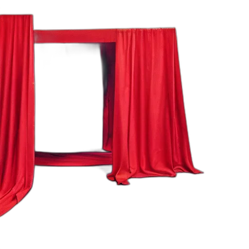 furniture, crown, 3d render, red transparent PNG cut-out