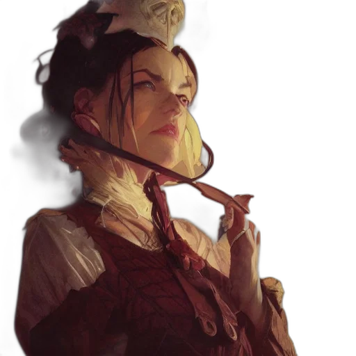 face, mask, crown, staff transparent PNG cut-out