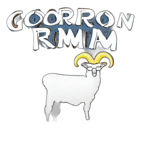 concept art, gordon, ram, easy transparent PNG cut-out