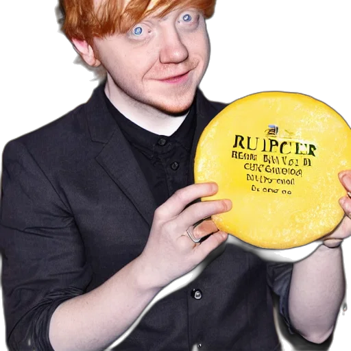 food, rupert, grint, cheddar, cheese transparent PNG cut-out