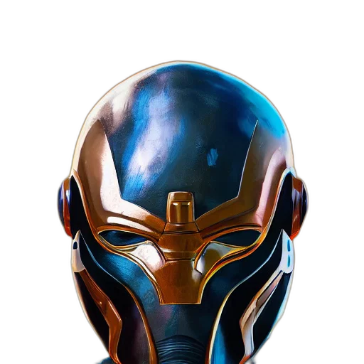 mask, robot, face, crown transparent PNG cut-out