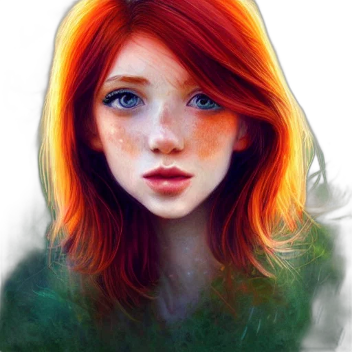 face, dress, mask, hair, photorealistic, fantasy art, watercolor, oil painting transparent PNG cut-out