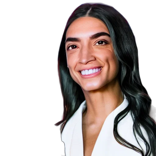 hair, face, staff, dress, photorealistic, cartoon, trump, aoc transparent PNG cut-out