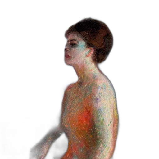 dress, jewelry, face, robot, photorealistic, watercolor, oil painting, concept art transparent PNG cut-out