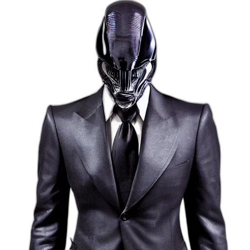 robot, mask, jacket, face transparent PNG cut-out