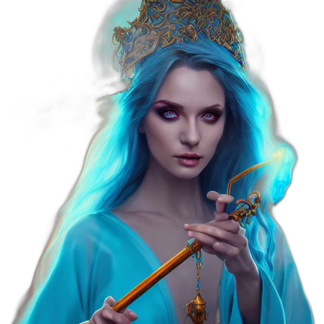 crown, jewelry, staff, sword, fantasy art, concept art, comic book art, photorealistic transparent PNG cut-out