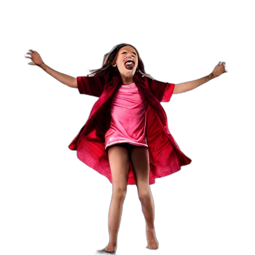 jacket, dress, creature, 3d render transparent PNG cut-out