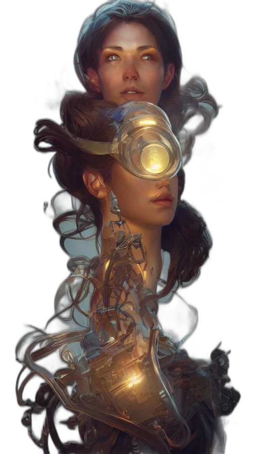 mask, jewelry, robot, face transparent PNG cut-out
