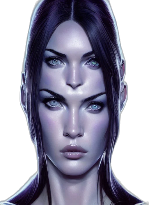 face, robot, mask, fantasy art, comic book art, concept art, cyberpunk, blue transparent PNG cut-out