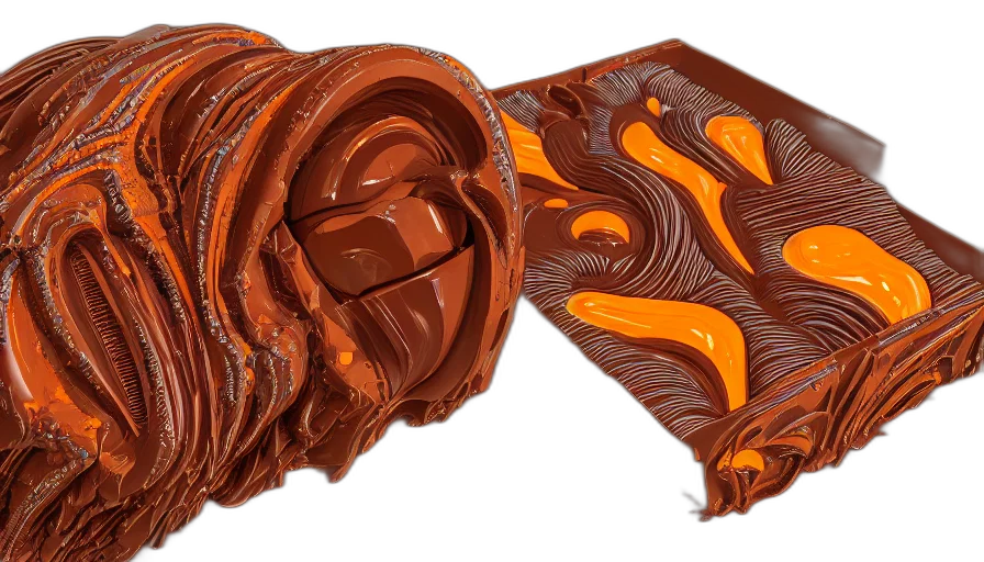 food, crown, chocolate, orange, artstation, deviantart, artfol, artslant transparent PNG cut-out