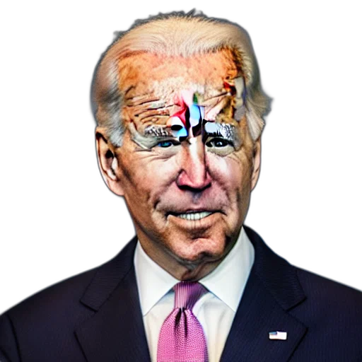 mask, creature, face, robot, vaporwave, cyberpunk, joe, biden transparent PNG cut-out