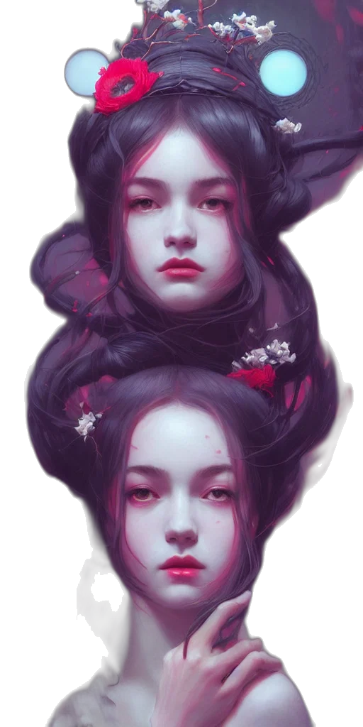 face, crown, mask, creature transparent PNG cut-out