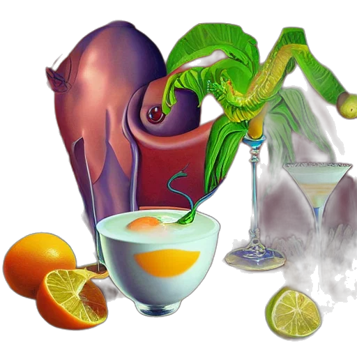 food, 3d render, photorealistic, concept art transparent PNG cut-out