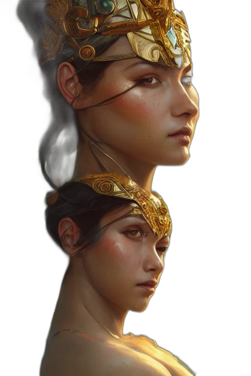 crown, face, mask, jewelry transparent PNG cut-out