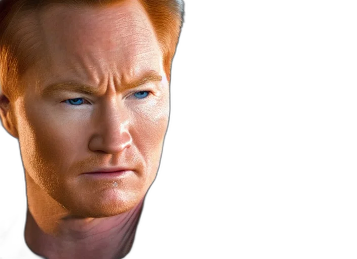 face, mask, hair, creature, photorealistic, 3d render, concept art, cartoon transparent PNG cut-out