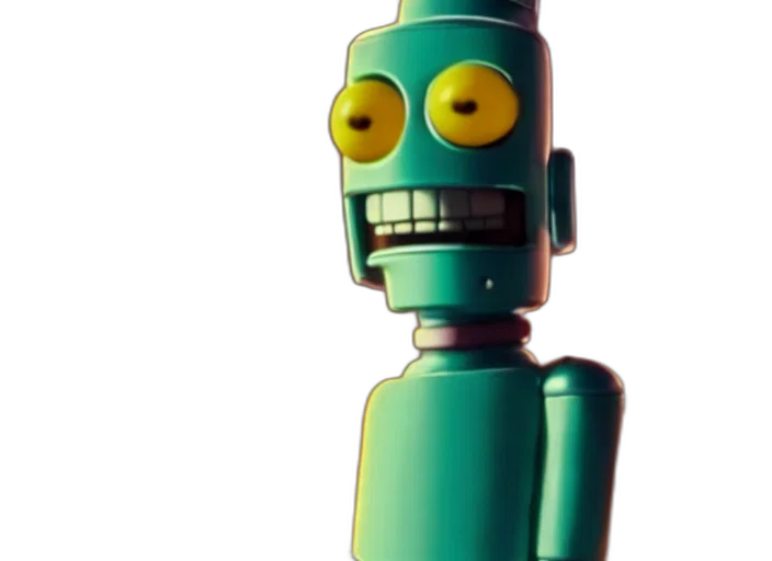 robot, staff, face, creature transparent PNG cut-out