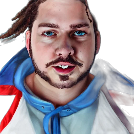 face, jacket, staff, creature transparent PNG cut-out